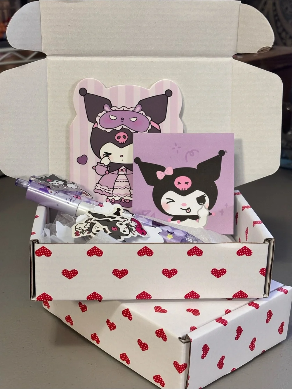 #KUR-095 Kuromi - Stationery Mini Gift Box Perfect for Parties & Gifting